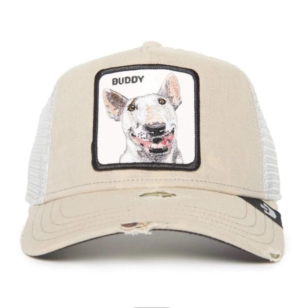 Goorin Bros Smoke Dawg Trucker Hat‎ khaki NWT